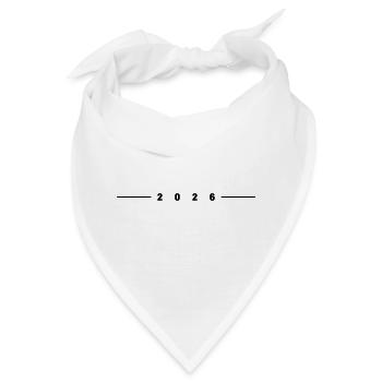 2026 Strich - Bandana - Weiß - Vorne