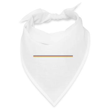 Deutschland Linie - Bandana - Weiß - Vorne