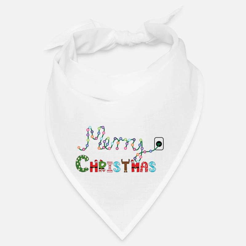 Christmas tree lights Bandana