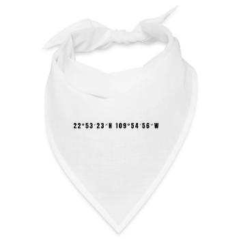 Cabo San Lucas Mexiko - Bandana - Weiß - Vorne