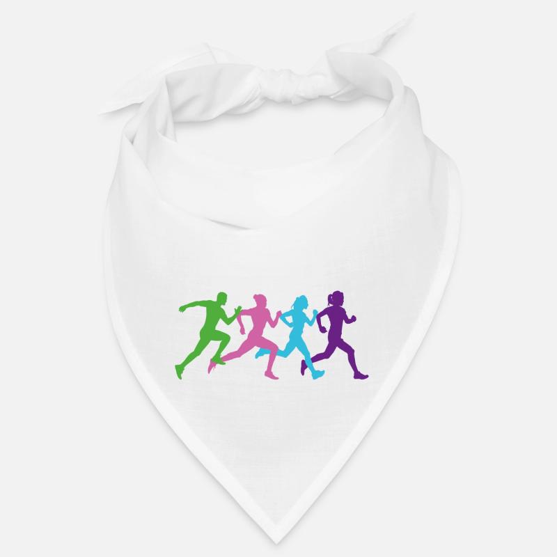Groupe de course coloré-coloré Bandana