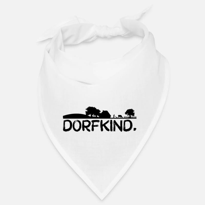 Dorfkind. schwarz Bandana