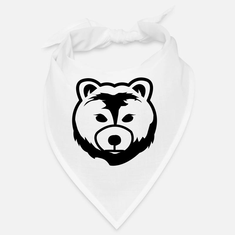 Bär, Bärenkopf, Tierzeichen Bandana