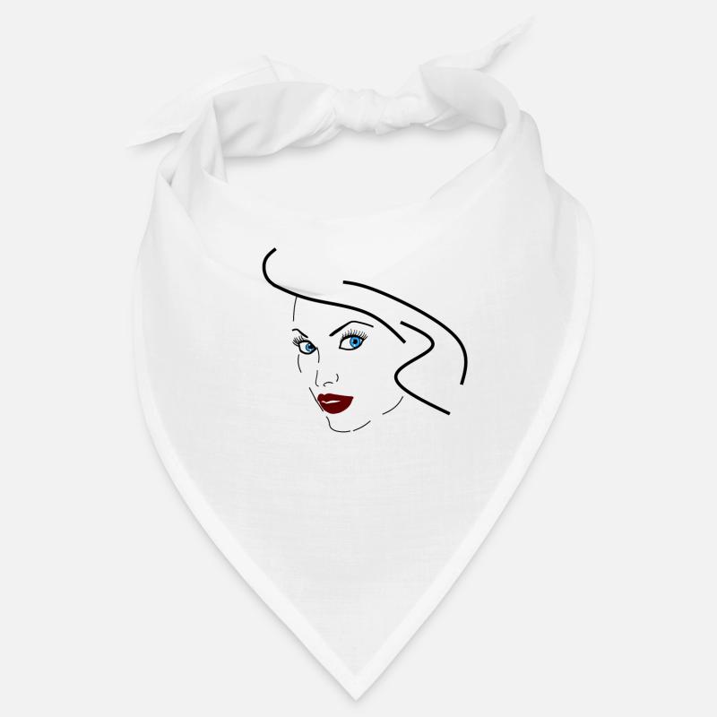 Frauengesicht Bandana