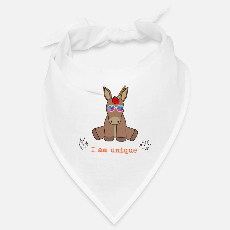 Ich wäre so gern ein Einhorn - Bandana - Weiß