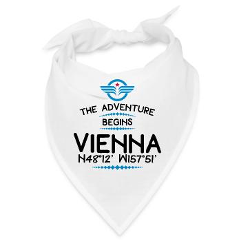 Wien - Bandana - Weiß - Vorne