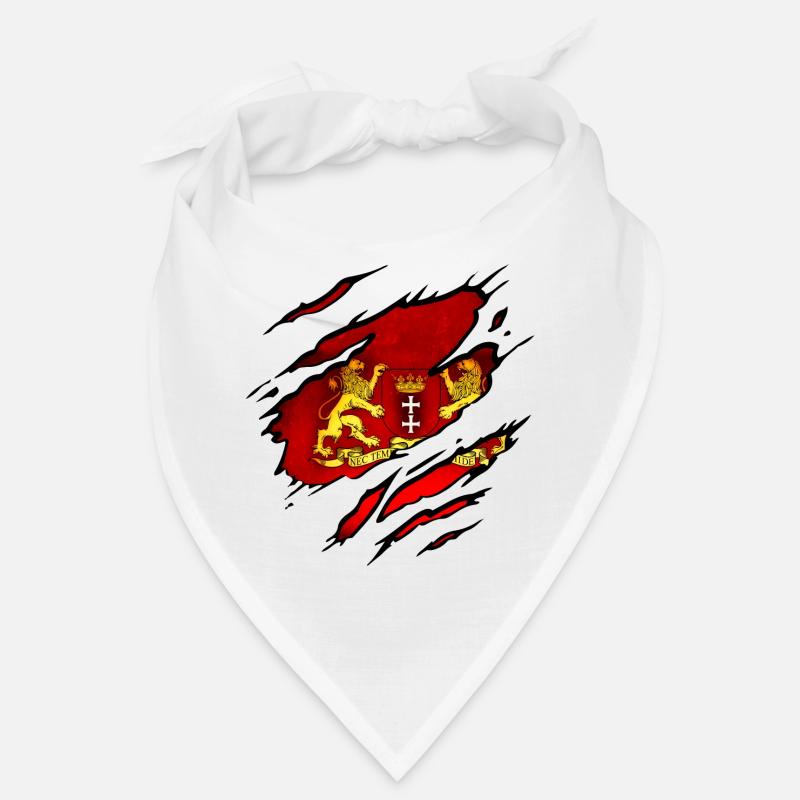 Danzig - Polen - Bandana - Weiß