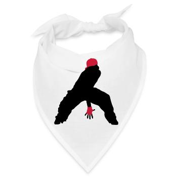 Hip Hop - Bandana - Weiß - Vorne