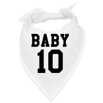 Baby 10 - Bandana - Weiß - Vorne