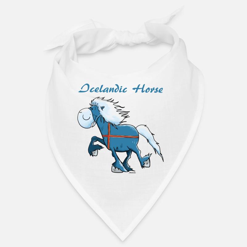Cheval Islandais Heureux Bandana