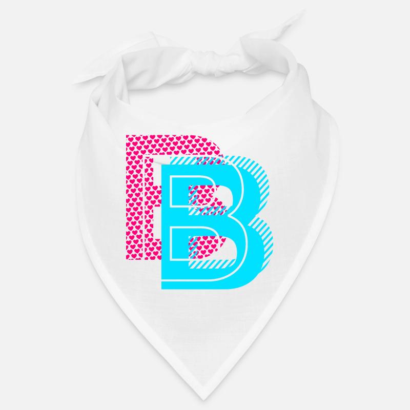 Lettre initiale B Bandana
