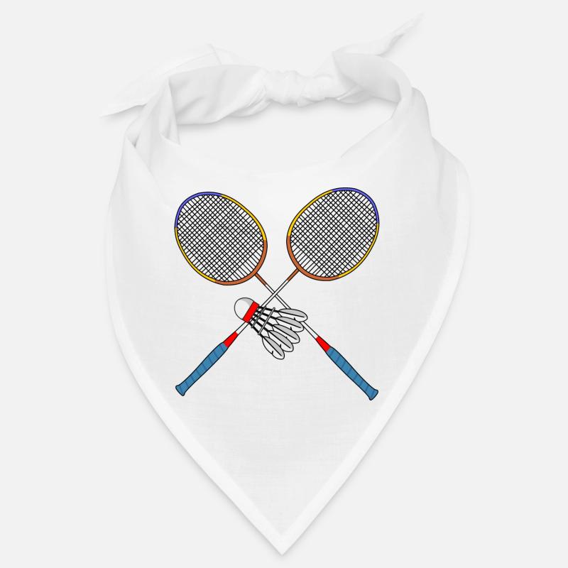 Badminton racket and shuttle Bandana