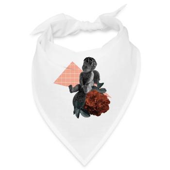 Cherub Rose Ästhetik - Bandana - Weiß - Vorne