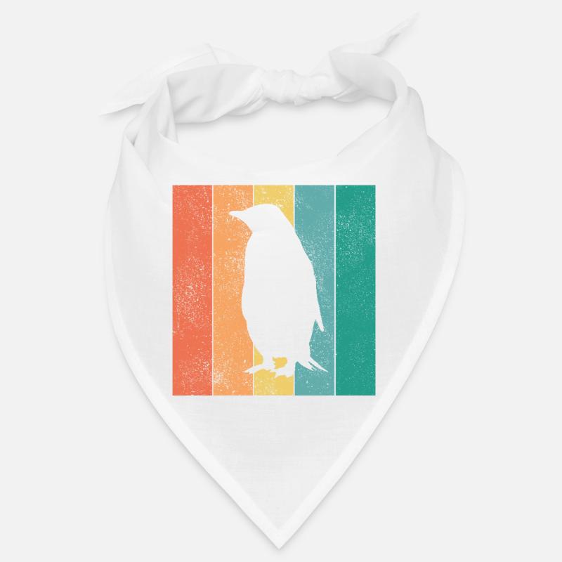 Pinguin Pinguine Tier Eis Südpol Retro Geschenk Bandana