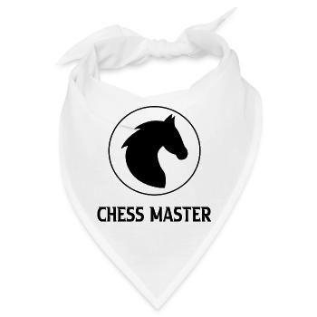 Chess - Bandana - Weiß - Vorne