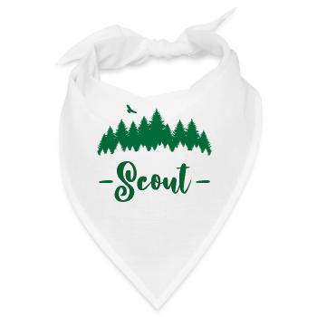 Pfadfinder / Pfadfinder - Bandana - Weiß - Vorne