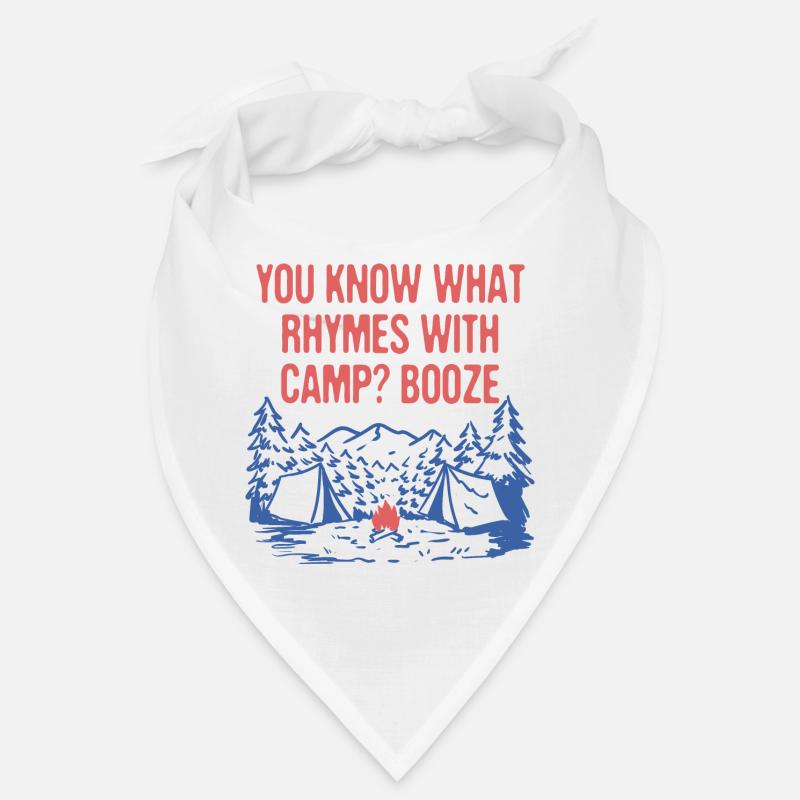 Qu’est-ce qui rime avec Camp Beer Lover Camping Drinker Bandana