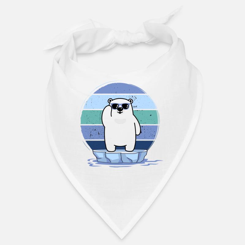 Eisbader am Eiswasser kälteresistent Winterbaden Bandana