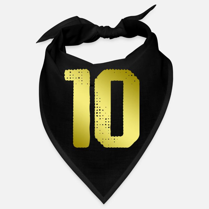 Maillot 10 numéro Bandana