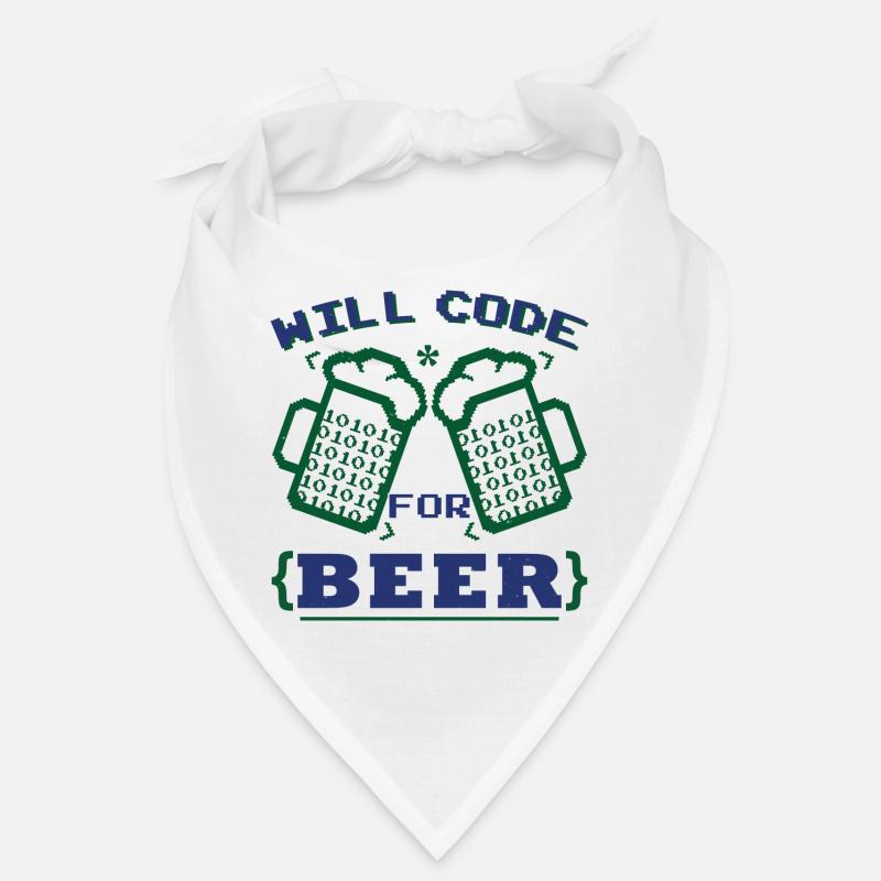 Funny Beer Coding Coder Bandana