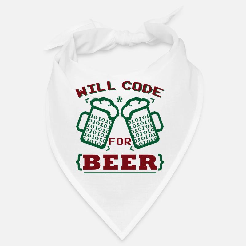 Will Code For Beer Bandana