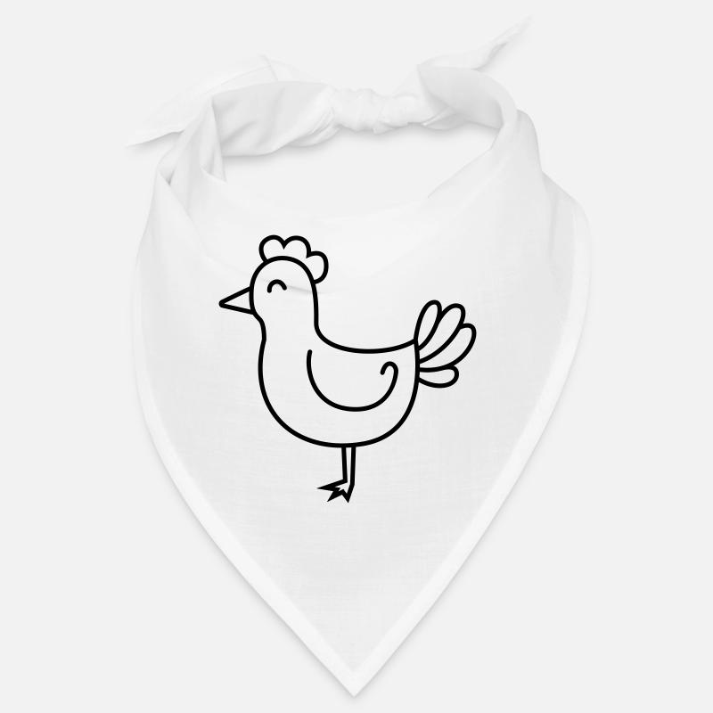 Huhn Comic Tier Bandana