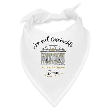 Altes Rathaus Bonn - Bandana - Weiß - Vorne