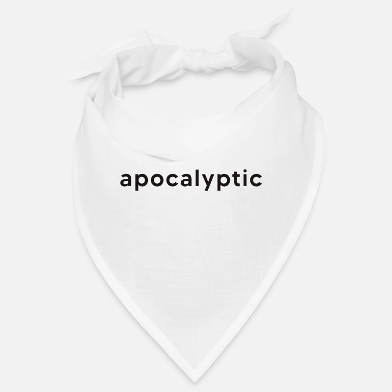Apocalyptic Typography design Bandana