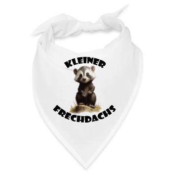 kleiner Frechdachs - Bandana - Weiß - Vorne