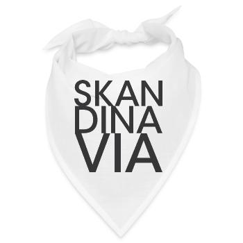 skandinavia Logo font Symbol Norden Team Icon - Bandana - Weiß - Vorne
