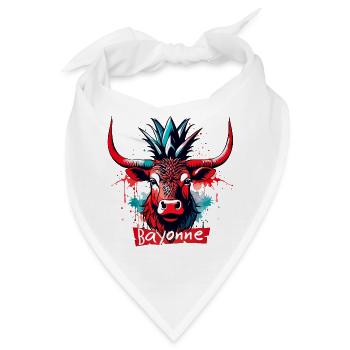 Bayonne Feria! Festayre - Bandana - Weiß - Vorne