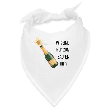 Junggesellen/in Abschied - Bandana - Weiß - Vorne