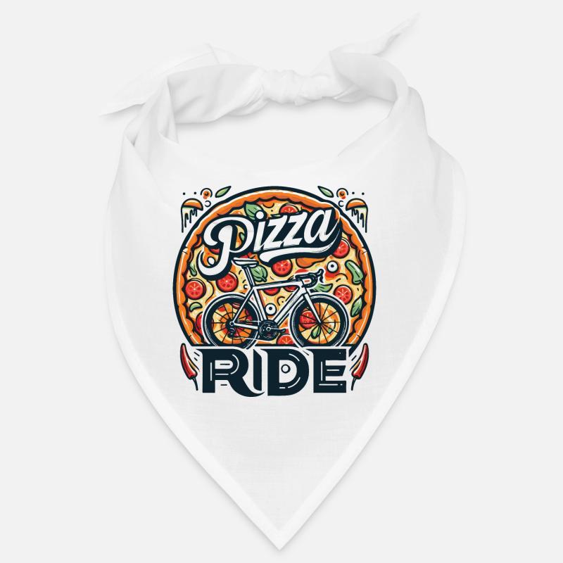 Conception de balade à vélo pizza Bandana
