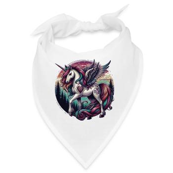 einhorn einhörner - Bandana - Weiß - Vorne
