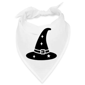 Magischer Hut - Bandana - Weiß - Vorne
