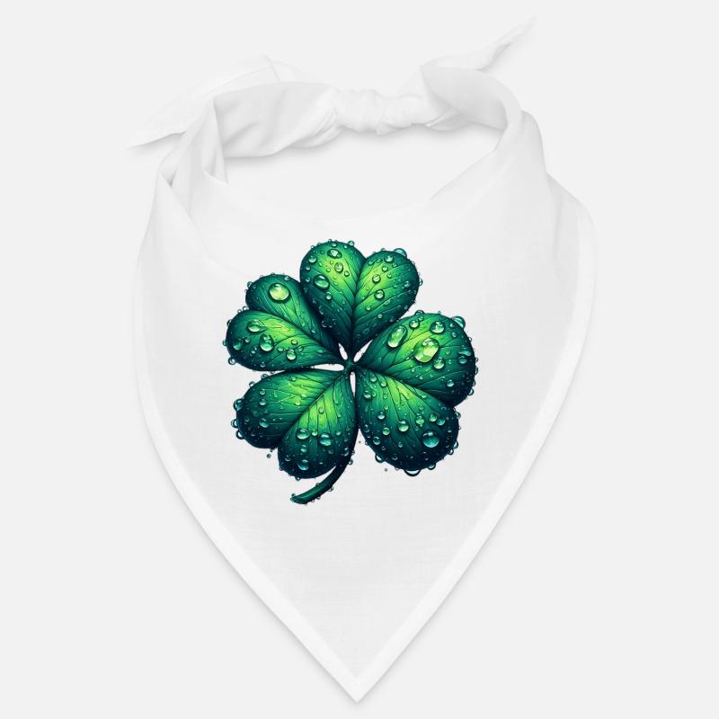 Vierblättriges Kleeblatt Bandana