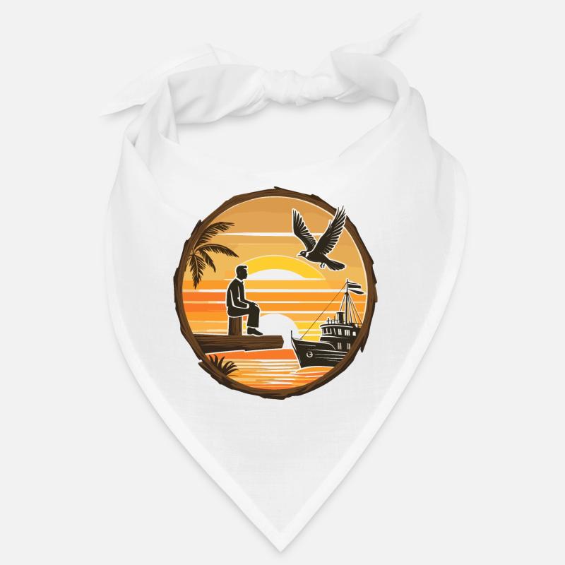 Paysage des Caraïbes Bandana