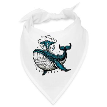 Wal - Bandana - Weiß - Vorne