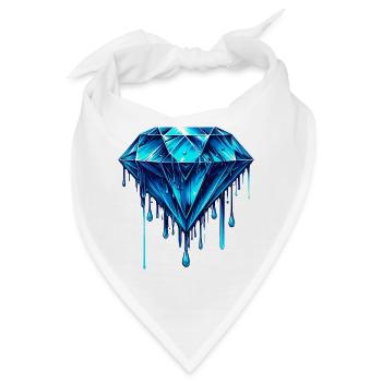 Diamant - Bandana - Weiß - Vorne