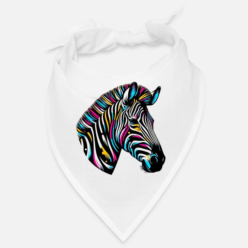 Zebra - Bandana - Weiß