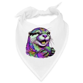 Otter - Bandana - Weiß - Vorne