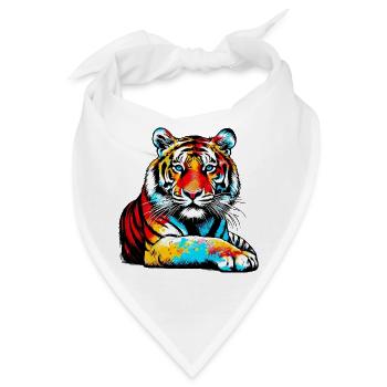 Tiger - Bandana - Weiß - Vorne