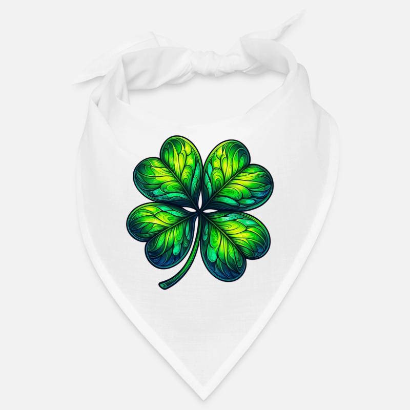 Vierblättriges Kleeblatt Bandana