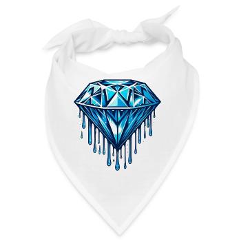 Diamant - Bandana - Weiß - Vorne