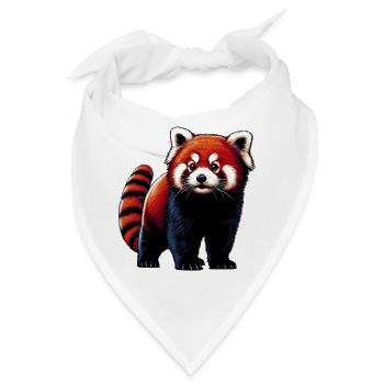 Kleiner Panda - Bandana - Weiß - Vorne