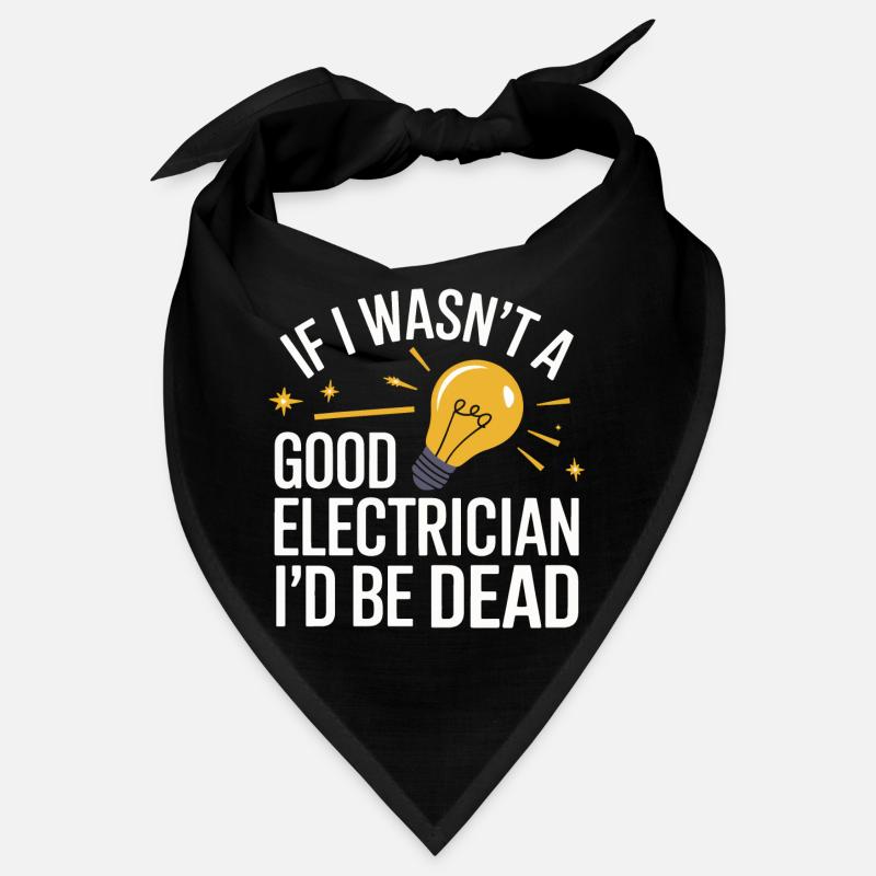 Electrician Electronics Technician Craftsman Profession Saying Bandana