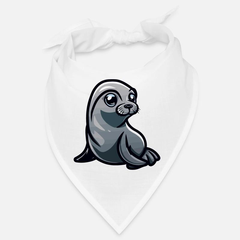 Bande dessinée d’animaux de phoque Bandana