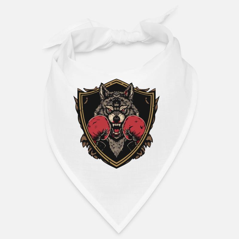 Wolf Boxer MMA Logo Bandana