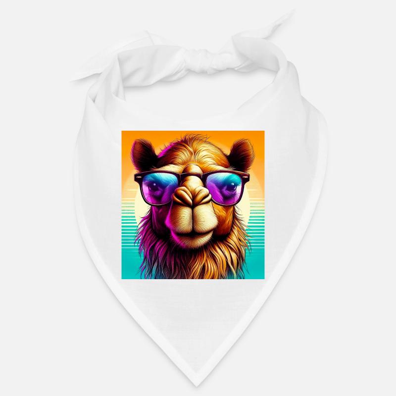 Kamel - Bandana - Weiß