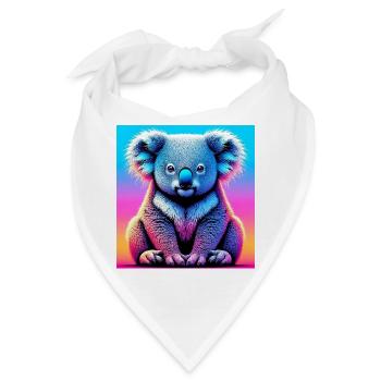 Koala - Bandana - Weiß - Vorne